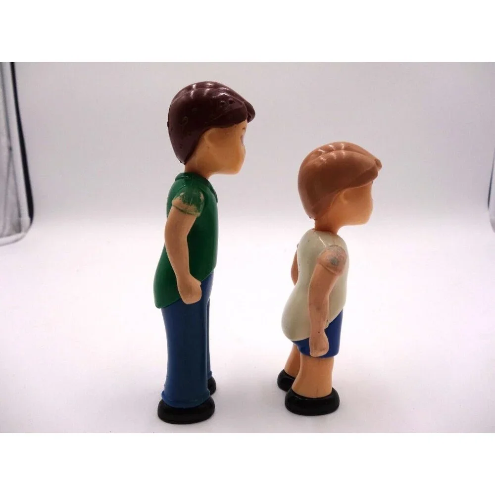 Little Tikes Dollhouse Little Boy Brother White Shirt Big Boy Brother Green Shir